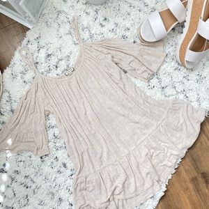 Off the shoulder ruffle top